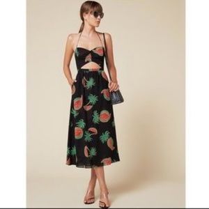 Reformation addie dress watermelon print 🍉